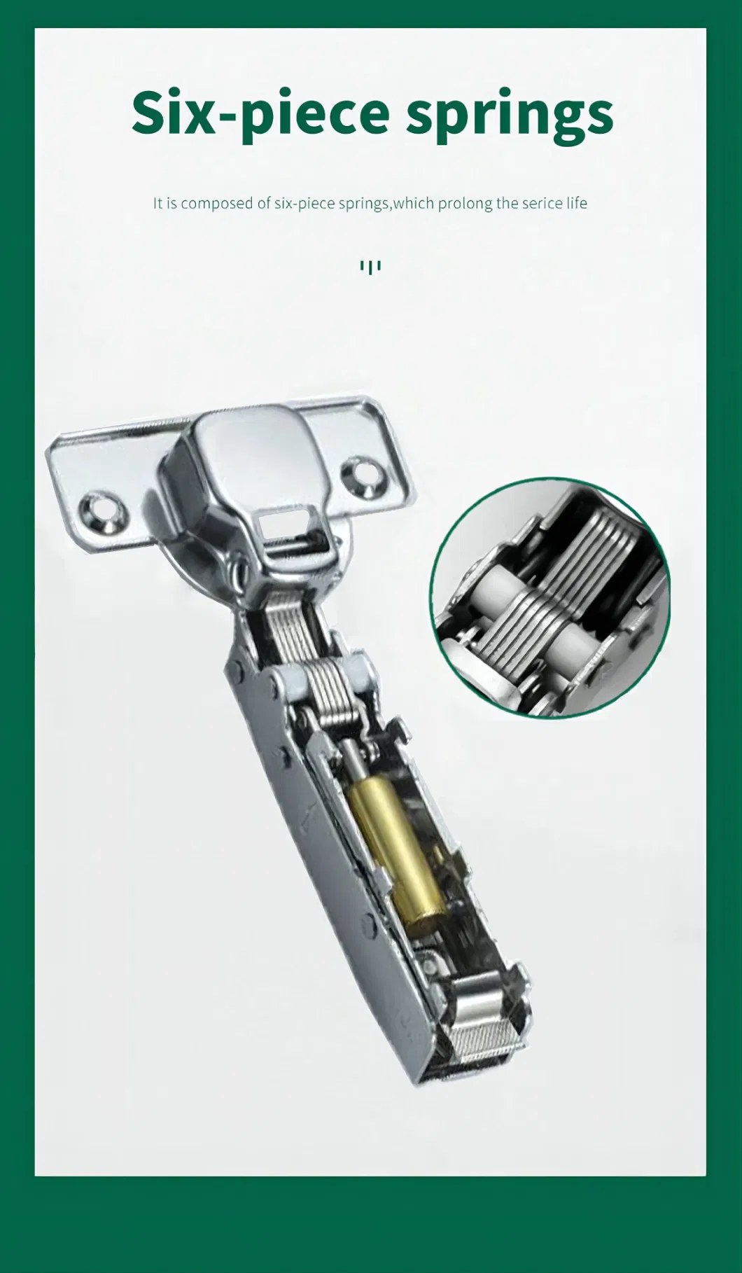 Furniture Hardware Soft Close Ss 201 Concealed Cabinet Hinge