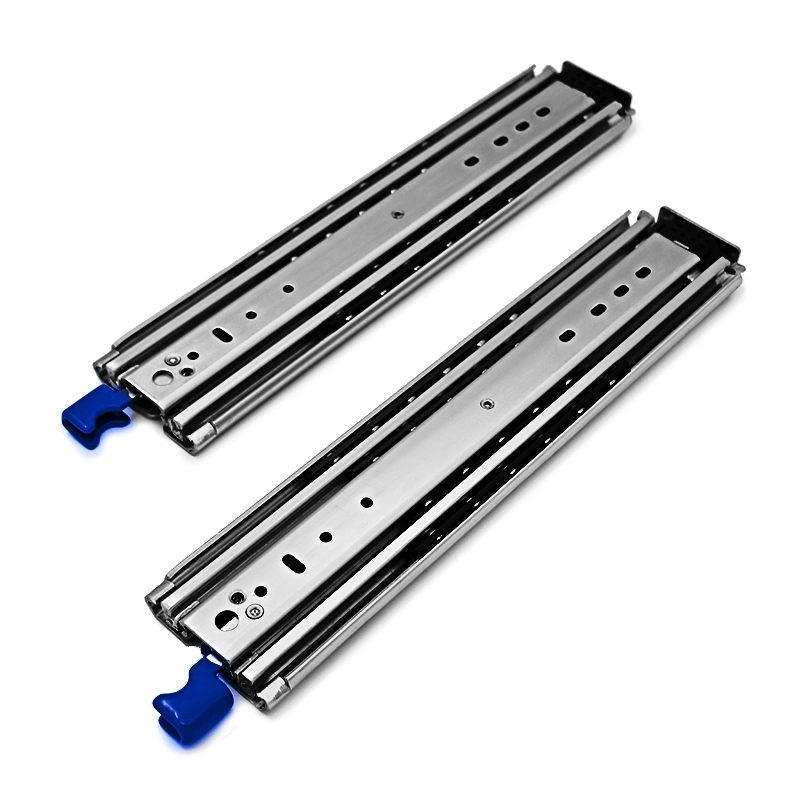 Full Extension 200kg Lock Heavy Duty Telescopic Drawer Slides for Tool Box