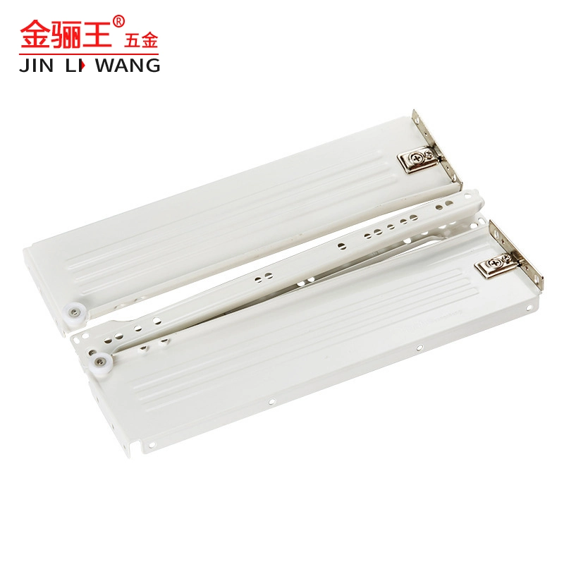 Full Extension Cabinet Roller Slide Bottom Mount Metal Box Drawer Slide